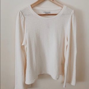 NWT! Madewell Guaze Cotton Cream Colored Top